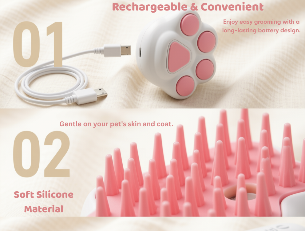 Steamlye GentleMist™ Pet Grooming Comb