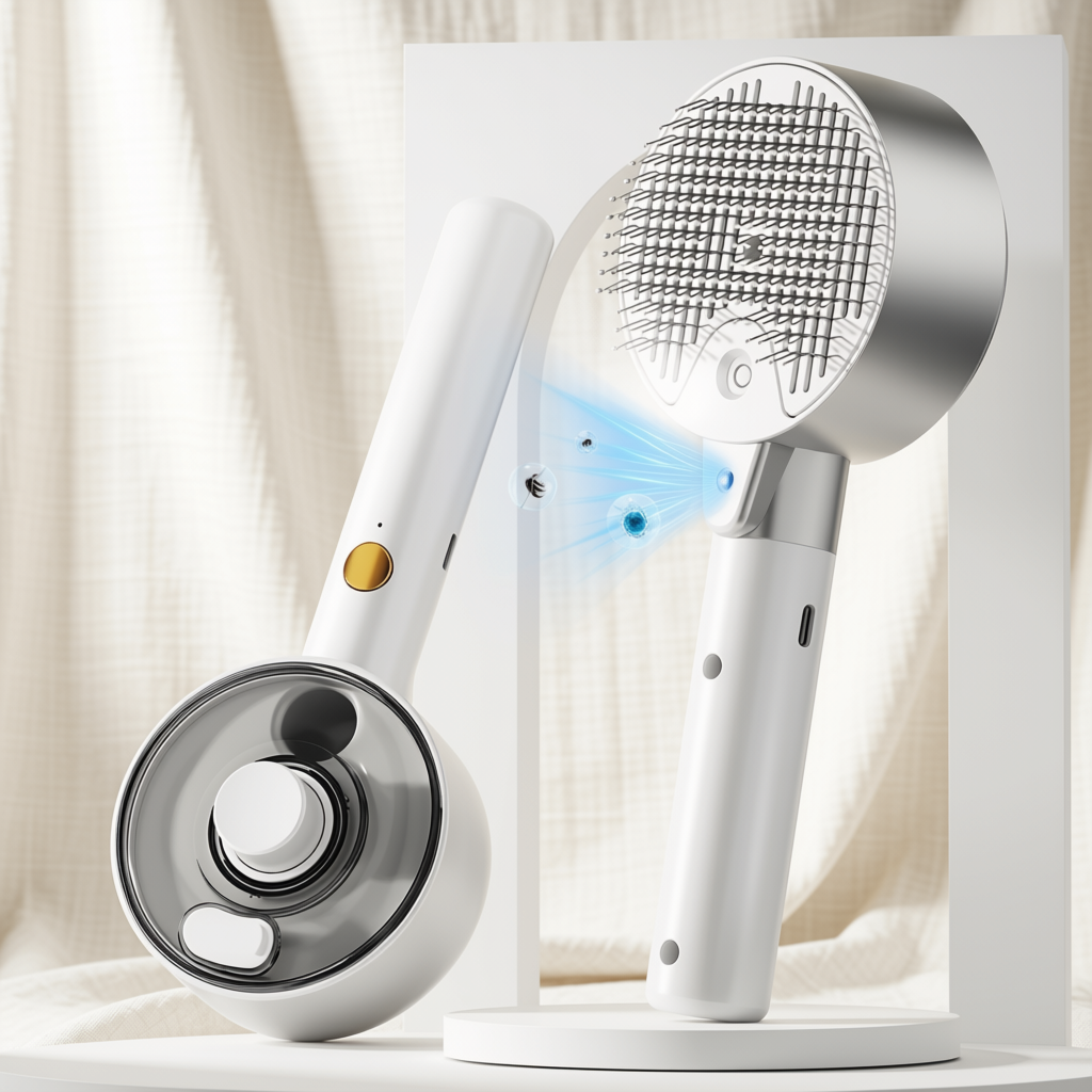 Steamlye GentleMist™ Pro Pet Grooming Comb